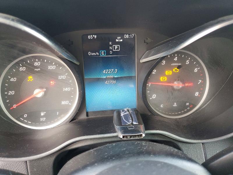2022 Mercedes-benz Glc VIN W1N0G8DB6NV361483 COPART salvage auction — FRONT END, Ca - Salvage Certificate, sold $12,800 on 2026-07-20 (photo 9)
