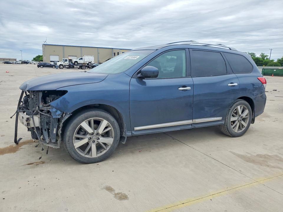 2014 Nissan VIN 5N1AR2MN3EC643889 COPART salvage auction — FRONT END, Tx - Salvage Vehicle Title, sold $875 on 2026-07-02 (photo 1)