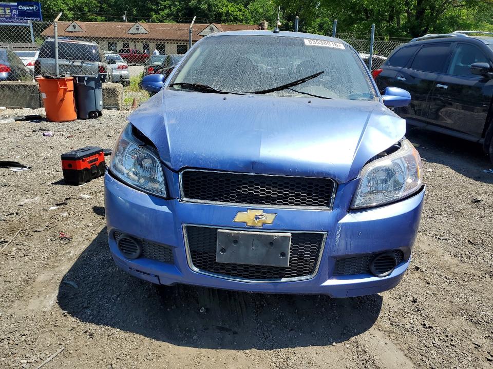 2009 Chevrolet Aveo VIN KL1TD66EX9B620919 COPART salvage auction — FRONT END, Md - Cert Of Salvage > 75% Damage, sold $325 on 2026-07-14 (photo 5)