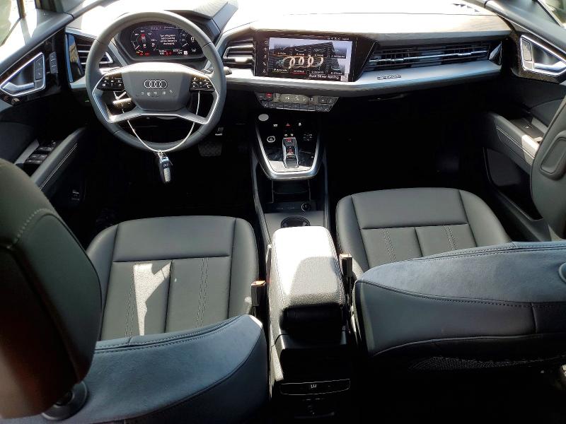 2025 Audi Q4 e-tron VIN WA1LUBFZ6SP065300 COPART salvage auction — FRONT END, Md - Cert Of Salvage < 75% Damage, sold $12,300 on 2026-07-30 (photo 8)