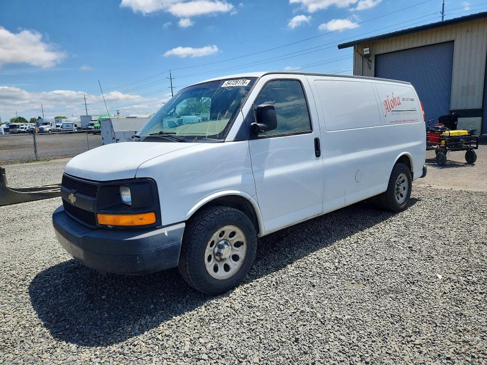 2014 Chevrolet Express 1500 VIN 1GCSHAF49E1117112 COPART salvage auction — MECHANICAL, Or - Lien Papers, Clean Title, sold $175 on 2026-08-17 (photo 1)