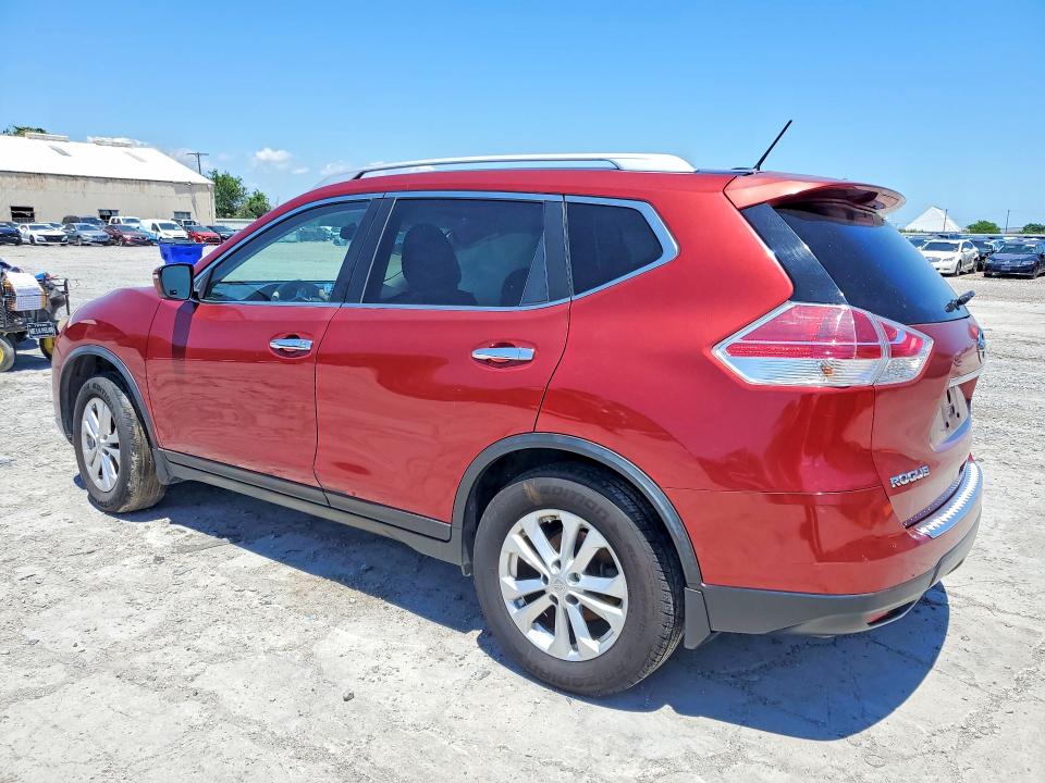 2015 Nissan Rogue VIN KNMAT2MT2FP575860 COPART salvage auction — SIDE, Tx - Salvage Vehicle Title, sold $1,300 on 2026-07-21 (photo 2)