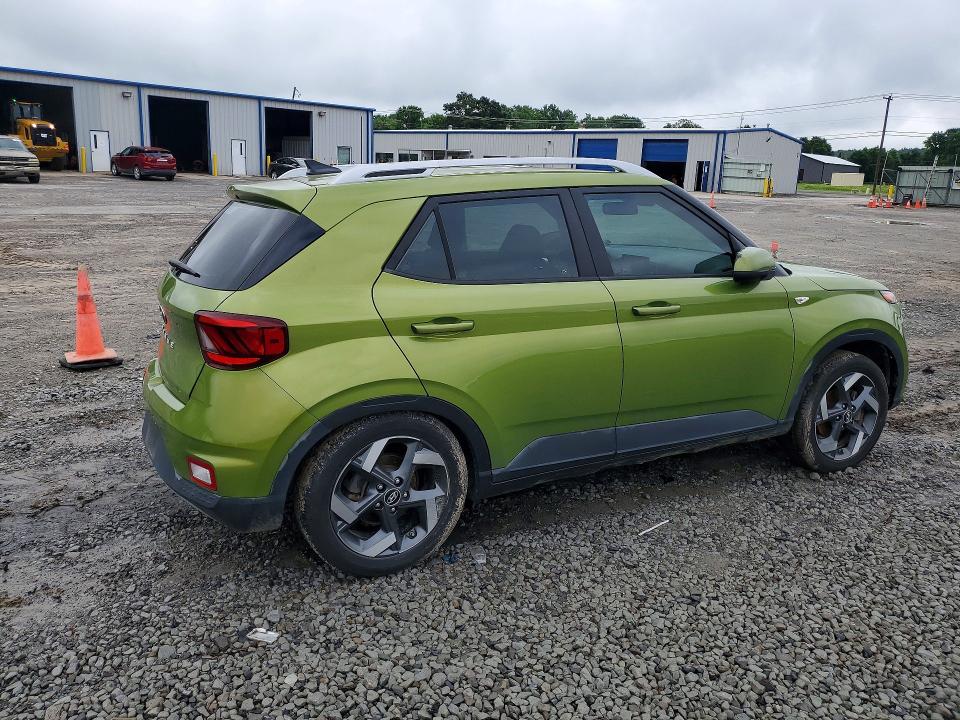 2021 Hyundai Venue VIN KMHRC8A32MU071135 COPART salvage auction — REAR END, Ar - Cert Of Title-Salvage, sold $2,450 on 2026-07-08 (photo 3)