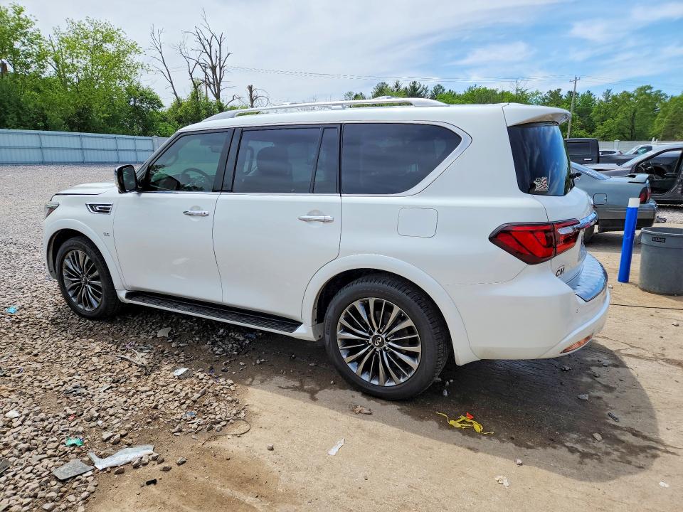 2018 Infiniti Qx80 VIN JN8AZ2NC8J9440736 COPART salvage auction — FRONT END, Wi - Certificate Of Title, sold $9,000 on 2026-07-13 (photo 2)
