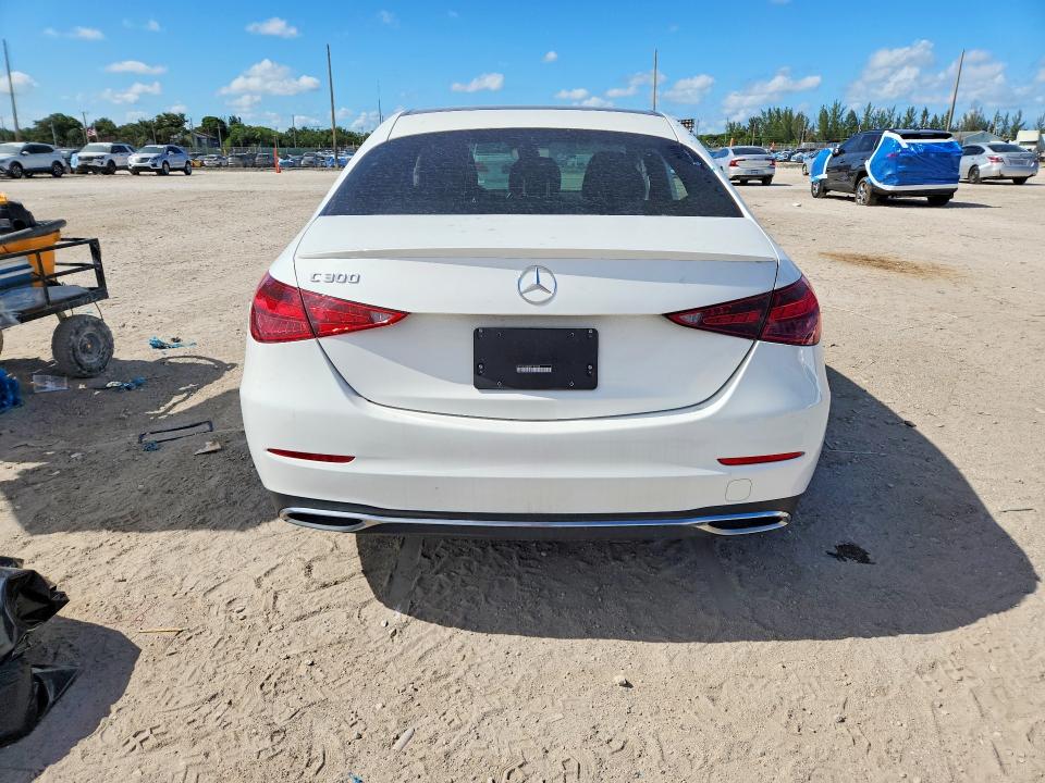 2024 Mercedes-benz C class VIN W1KAF4GB4RR180955 COPART salvage auction — FRONT END, FL - CERTIFICATE OF TITLE, sold $9,700 on 2026-07-28 (photo 6)