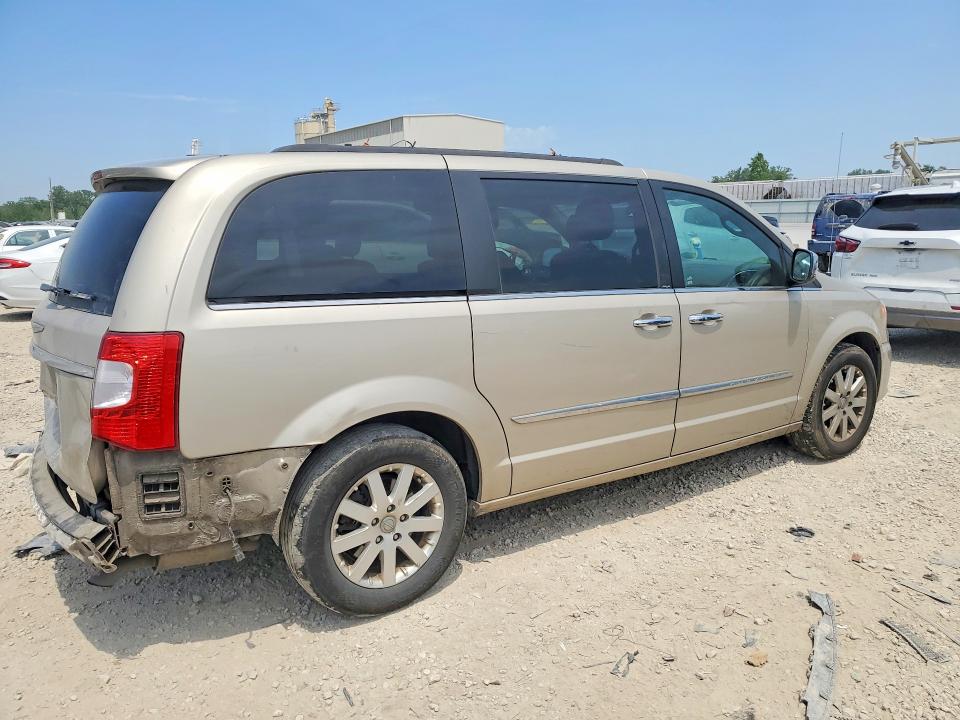 2012 Chrysler Voyager VIN 2C4RC1CGXCR411459 COPART salvage auction — REAR END, Ks - Cert Of Title-Salvage, sold $625 on 2026-07-02 (photo 3)