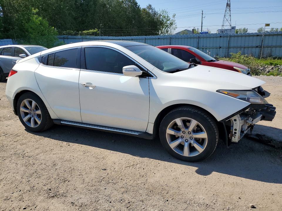 2010 Acura Zdx VIN 2HNYB1H44AH000326 COPART salvage auction — FRONT END, On - Permit No Brand - Unfit, sold $2,750 on 2026-07-07 (photo 4)
