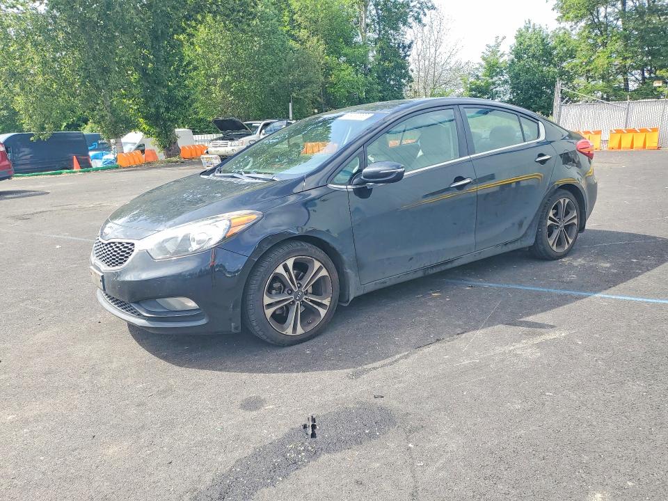 2014 Kia Forte VIN KNAFZ4A88E5069389 COPART salvage auction — REAR END, Or - Salvage Title Certificate, sold $1,400 on 2026-07-29 (photo 1)