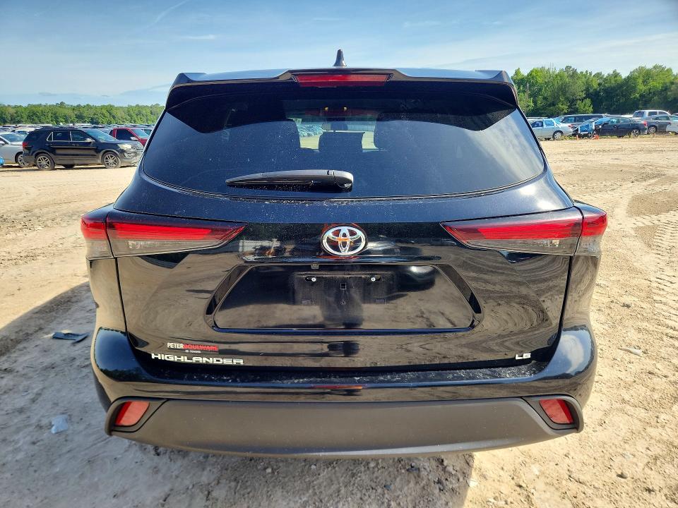 2025 Toyota Highlander VIN 5TDKDRAH7SS552410 COPART salvage auction — SIDE, Fl - Cert Of Title Slvg Rebuildable, sold $13,900 on 2026-07-17 (photo 6)
