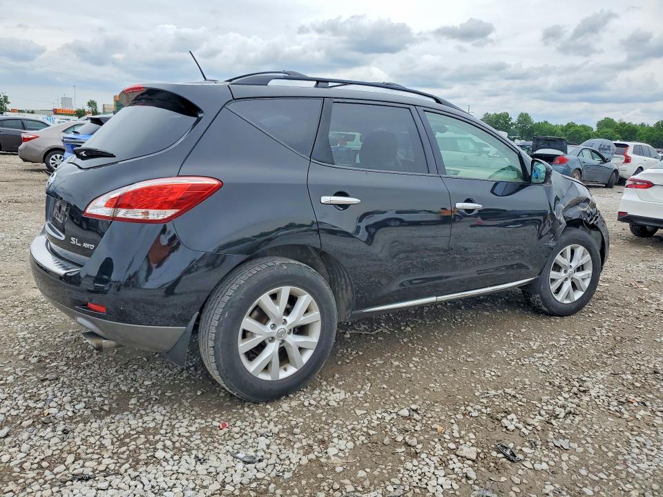 2011 Nissan Murano VIN JN8AZ1MW8BW159058 COPART salvage auction — FRONT END, Oh - Cert Of Title-Salvage, sold $925 on 2026-07-24 (photo 3)