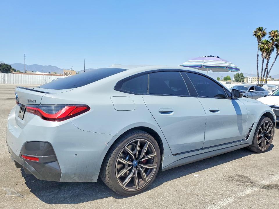 2024 BMW I4 VIN WBY43AW04RFS79810 COPART salvage auction — MINOR DENT/SCRATCHES, Ca - Salvage Certificate, sold $24,300 on 2026-07-28 (photo 3)
