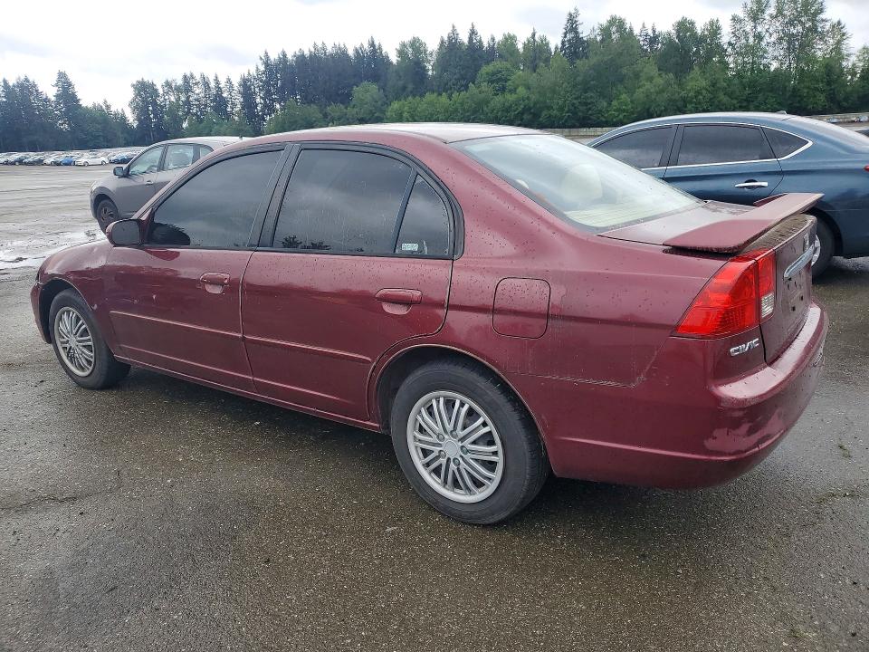 2003 Honda Civic VIN JHMES26763S001208 COPART salvage auction — FRONT END, Wa - Vehicle Cert Of Ownership-Titl, sold $250 on 2026-07-13 (photo 2)