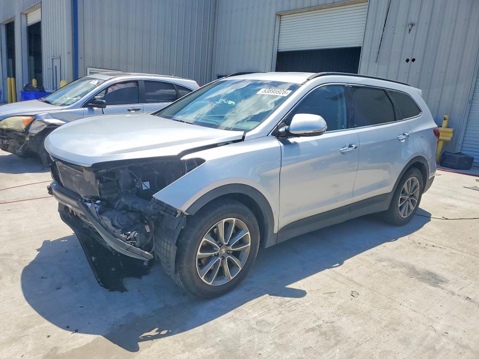 2018 Hyundai Santa fe VIN KM8SNDHF4JU289531 COPART salvage auction — FRONT END, Fl - Cert Of Title Slvg Rebuildable, sold $1,800 on 2026-07-13 (photo 1)
