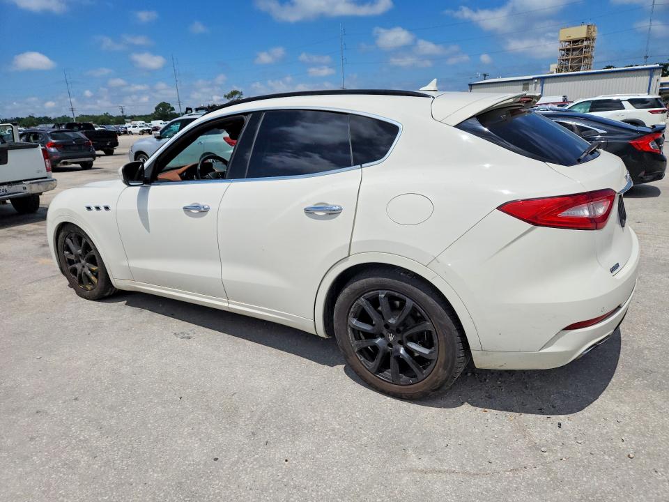 2017 Maserati Levante VIN ZN661YUS1HX214045 COPART salvage auction — Burn Engine, LA - CERT OF TITLE-SALVAGE, sold $3,250 on 2026-08-12 (photo 2)