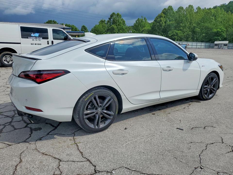 2024 Acura Integra VIN 19UDE4H6XRA011468 COPART salvage auction — FRONT END, Wv - Salvage Certificate, sold $10,800 on 2026-07-30 (photo 3)