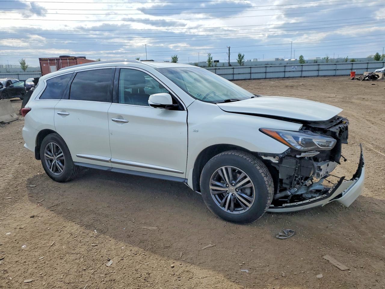 2017 Infiniti QX60 VIN 5N1DL0MM5HC517080 COPART salvage auction — Front End, IL - SALVAGE CERTIFICATE, sold $2,300 on 2026-06-30 (photo 4)