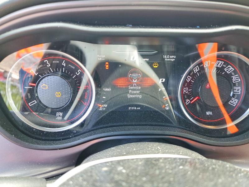2023 Dodge Challenger VIN 2C3CDZFJ1PH554227 COPART salvage auction — FRONT END, Md - Cert Of Salvage > 75% Damage, sold $7,200 on 2026-07-30 (photo 9)