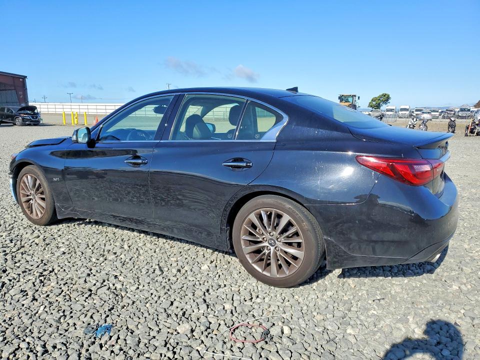 2019 Infiniti Q50 VIN JN1EV7AP8KM514981 COPART salvage auction — FRONT END, Ca - Salvage Certificate, sold $4,800 on 2026-07-16 (photo 2)