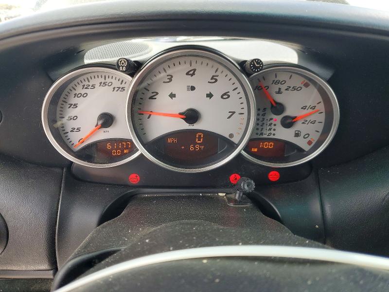 2000 Porsche Boxster VIN WP0CB2986YU660298 COPART salvage auction — REAR END, Ca - Salvage Certificate, sold $1,600 on 2026-07-02 (photo 9)