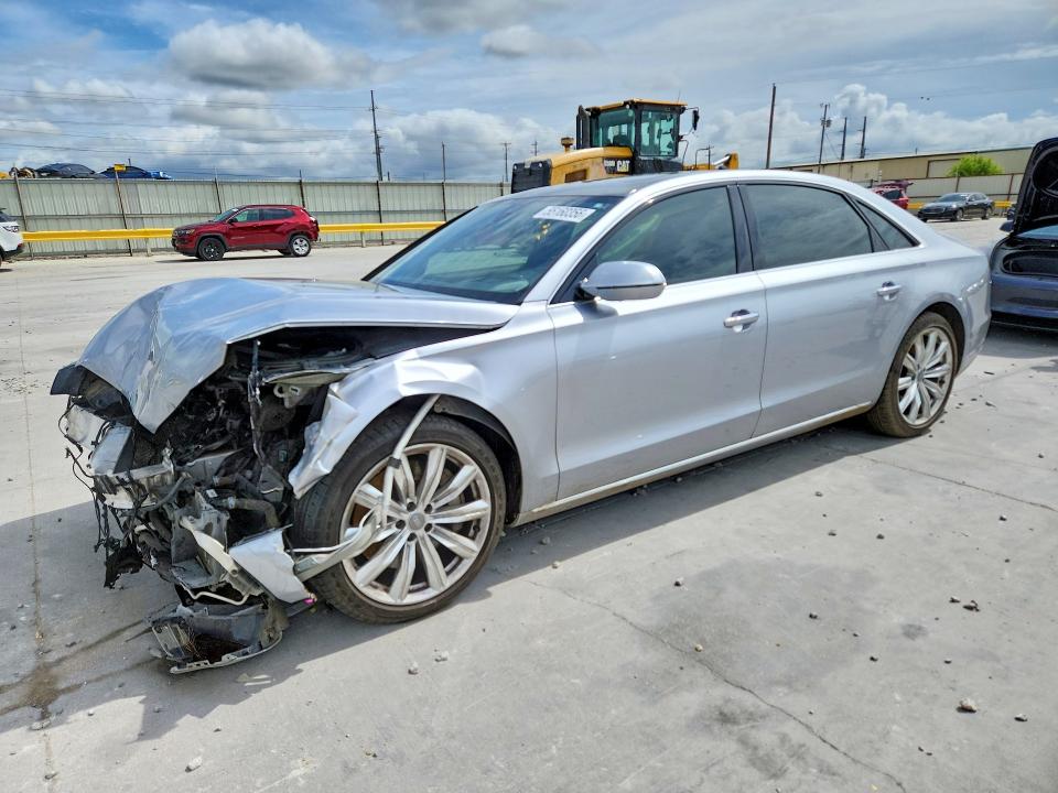 2016 Audi A8 VIN WAU34AFDXGN012300 COPART salvage auction — FRONT END, Tx - Salvage Vehicle Title, sold $1,750 on 2026-07-10 (photo 1)