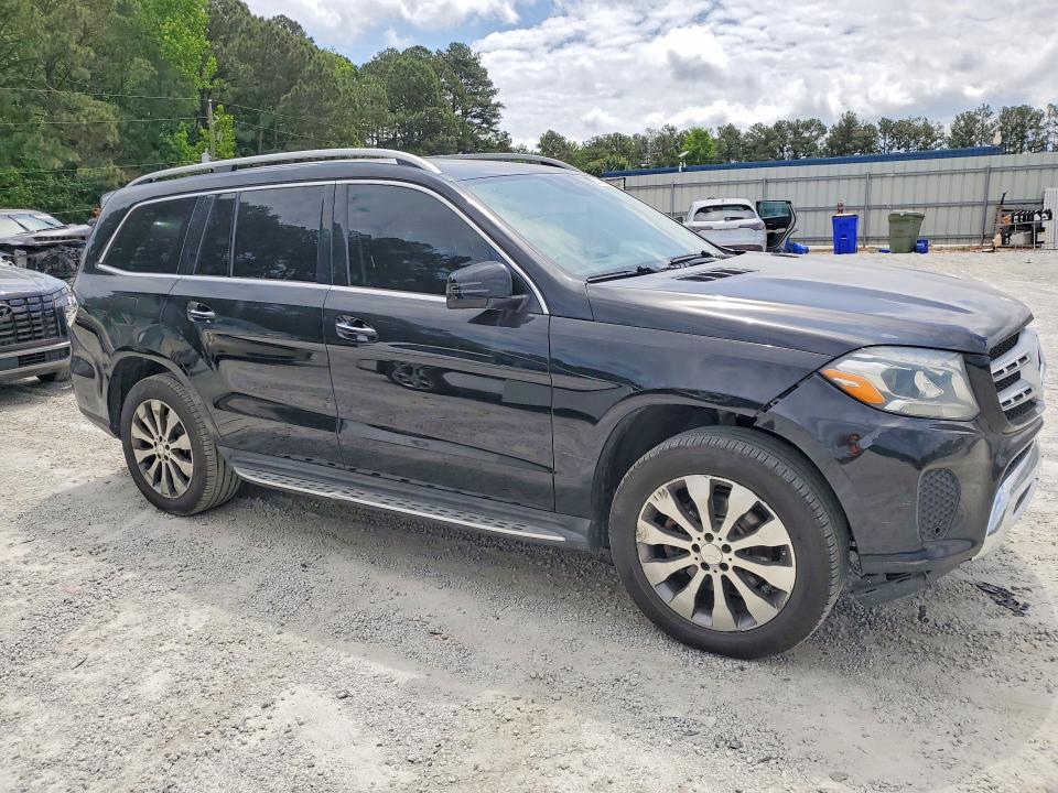 2017 Mercedes-benz Gls-class VIN 4JGDF6EE7HA744333 COPART salvage auction — FRONT END, Ga - Certificate Of Title, sold $5,100 on 2026-07-08 (photo 4)