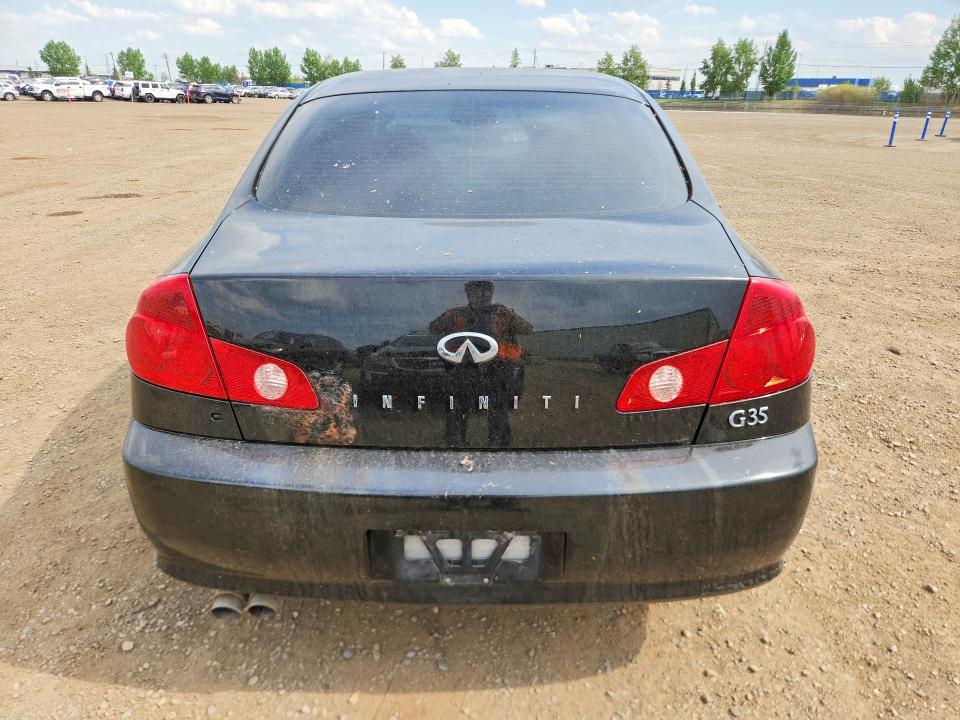 2005 Infiniti G35 VIN JNKCV51E85M221317 COPART salvage auction — SIDE, Ab - Bos - Salvage, sold $250 on 2026-07-28 (photo 6)
