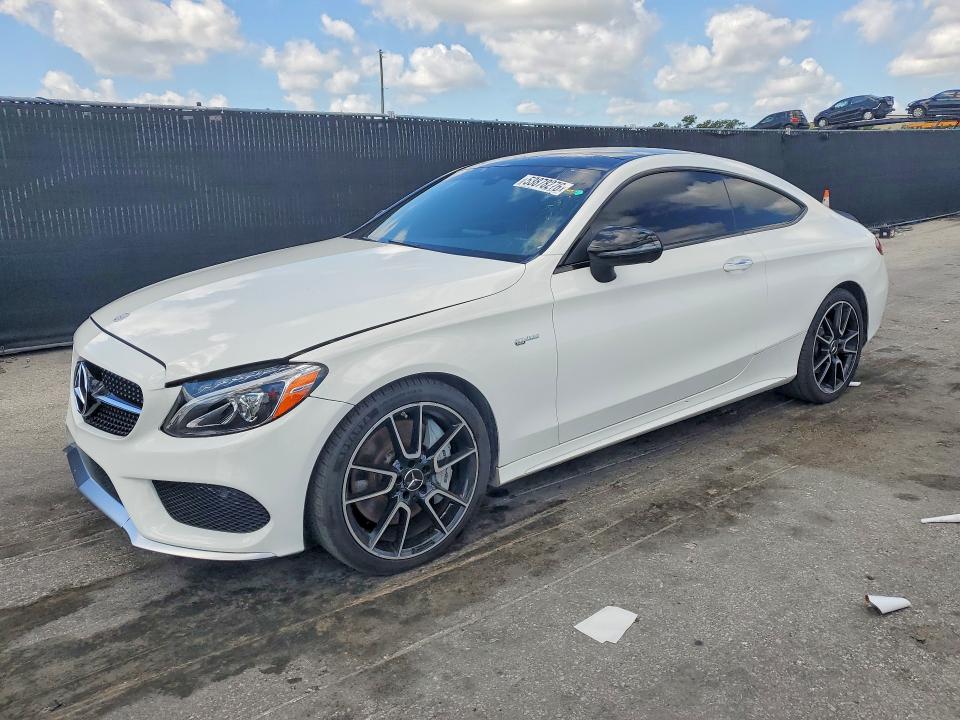 2017 Mercedes-benz C-klasse VIN WDDWJ6EB4HF537215 COPART salvage auction — MINOR DENT/SCRATCHES, In - Certificate Of Title, sold $13,800 on 2026-07-15 (photo 1)