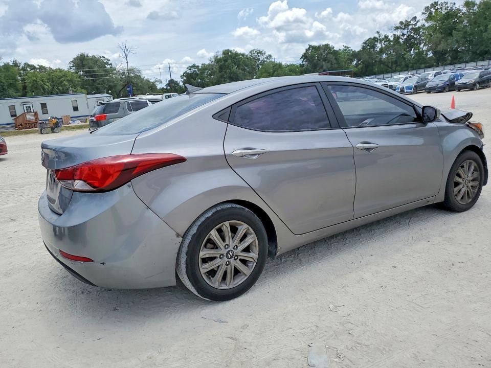 2014 Hyundai Elantra VIN KMHDH4AE7EU083871 COPART salvage auction — FRONT END, Fl - Cert Of Title Slvg Rebuildable, sold $700 on 2026-07-14 (photo 3)