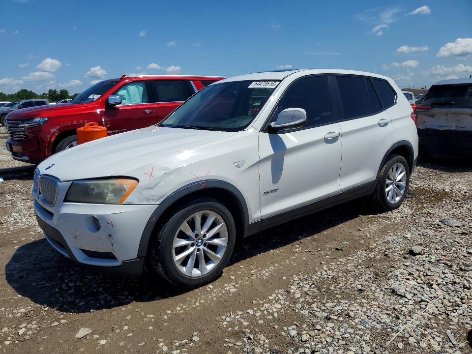 2014 BMW X3 VIN 5UXWX9C56E0D21387 — COPART salvage auction photo