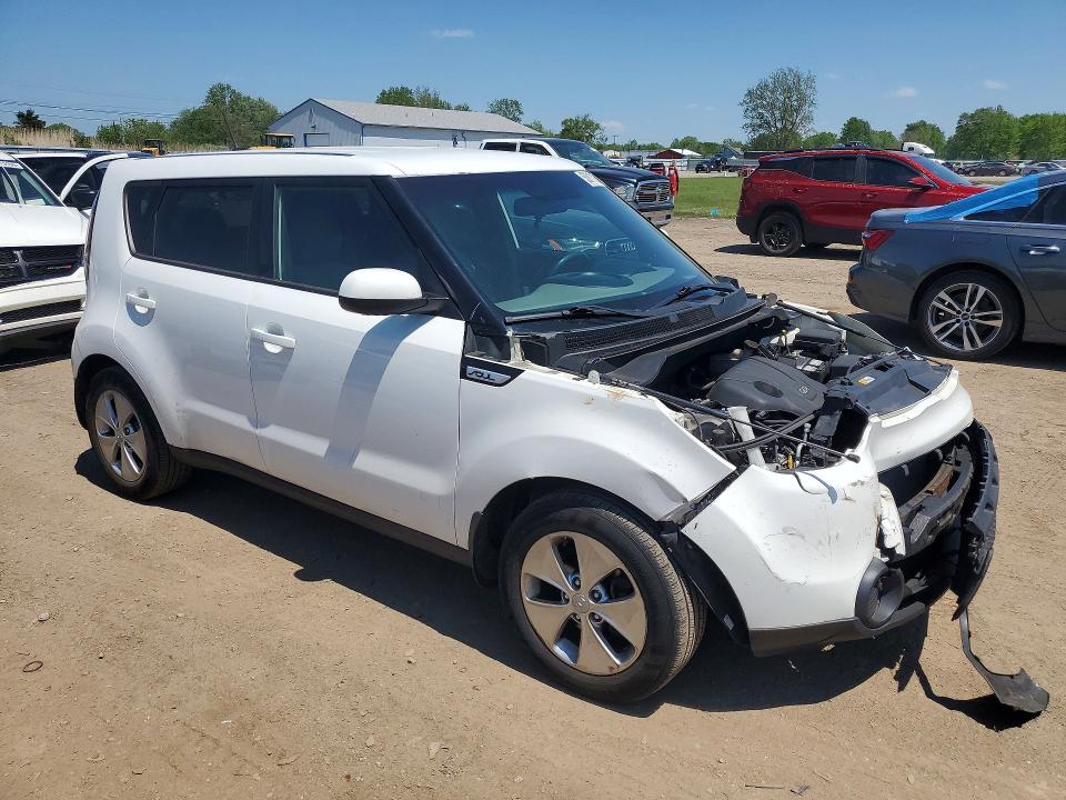 2015 Kia Soul VIN KNDJN2A20F7197270 COPART salvage auction — FRONT END, Oh - Cert Of Title-Salvage, sold $400 on 2026-07-06 (photo 4)