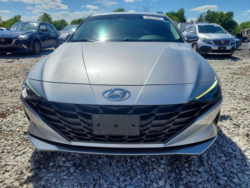 2022 Hyundai Elantra VIN 5NPLL4AG7NH058107 COPART salvage auction — HAIL, Mo - Salvage Certificate Of Title, sold $4,850 on 2026-07-22 (photo 5)