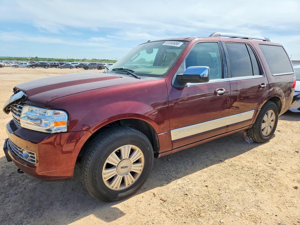 2010 Lincoln Navigator VIN 5LMJJ2H53AEJ10356 COPART salvage auction — FRONT END, Tx - Salvage Vehicle Title, sold $1,750 on 2026-07-02 (photo 1)