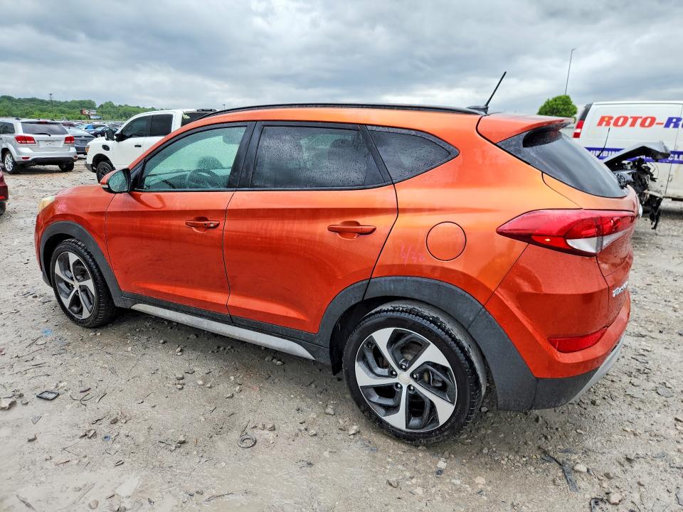 2017 Hyundai Tucson VIN KM8J33A28HU557350 COPART salvage auction — FRONT END, Il - Salvage Certificate, sold $3,500 on 2026-07-29 (photo 2)
