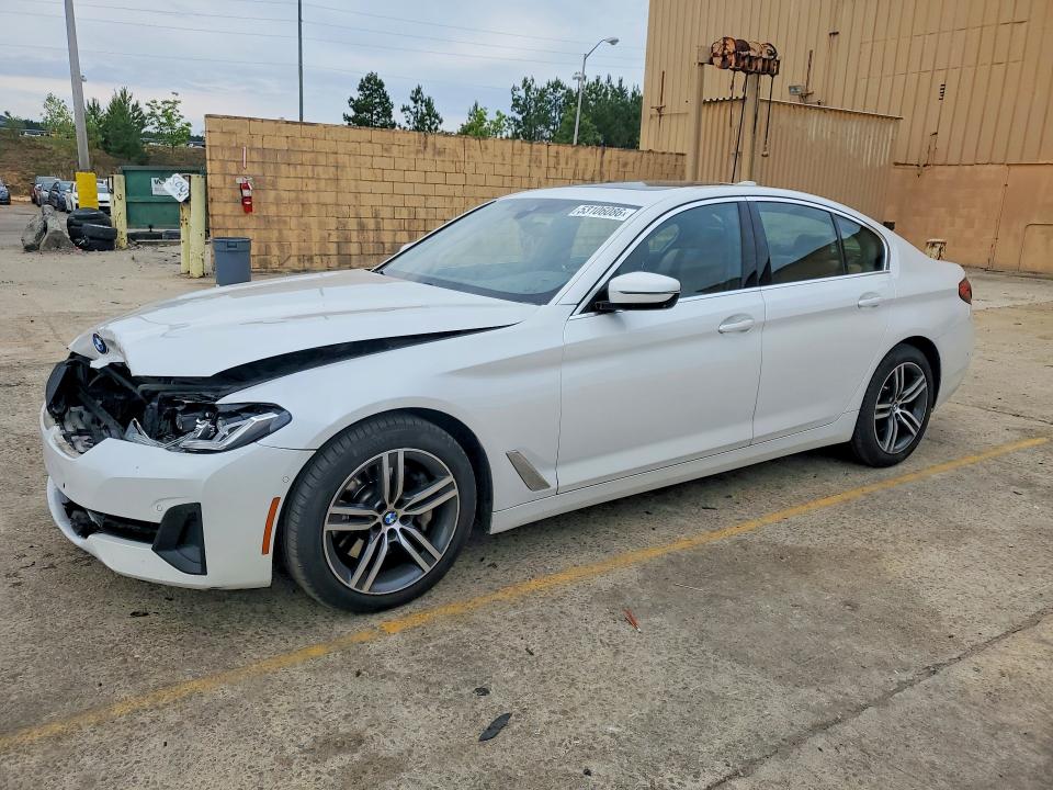 2021 BMW 5er VIN WBA53BH05MWX24490 COPART salvage auction — FRONT END, Sc - Cert Of Title-Salvage, sold $14,400 on 2026-07-10 (photo 1)