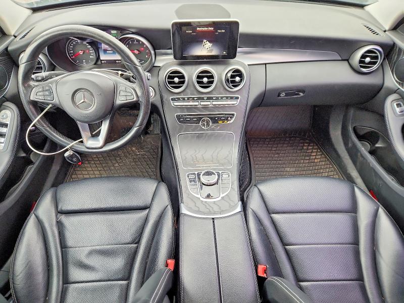 2017 Mercedes-benz C class VIN 55SWF4HB8HU224036 COPART salvage auction — HAIL, KS - CERT OF TITLE-SALVAGE, sold $7,300 on 2026-07-25 (photo 8)