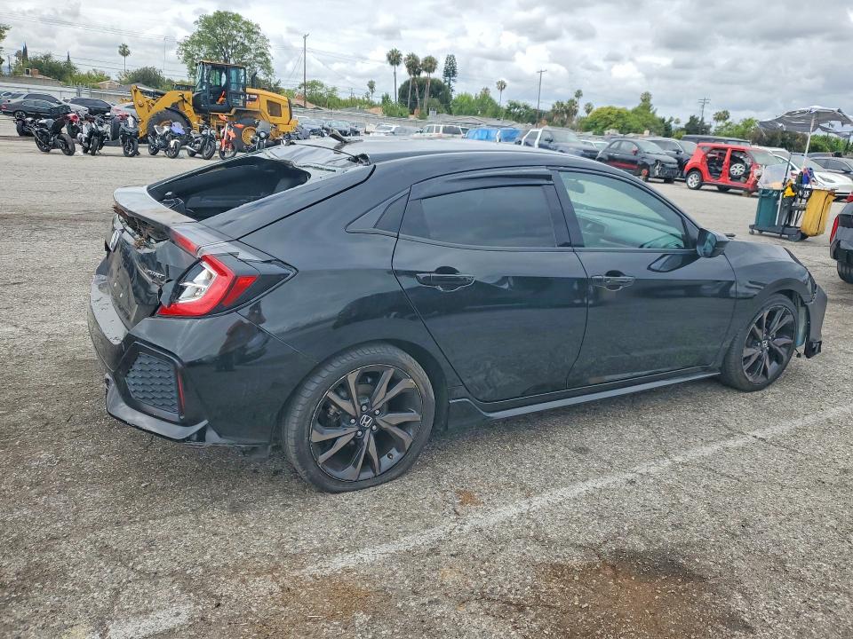 2019 Honda Civic VIN SHHFK7G40KU208730 COPART salvage auction — SIDE, Ca - Salvage Certificate, sold $3,300 on 2026-07-17 (photo 3)