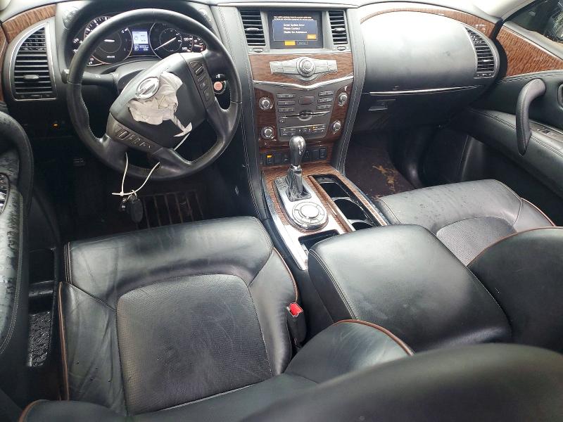 2019 Nissan Armada VIN JN8AY2NDXK9093097 COPART salvage auction — FRONT END, In - Certificate Of Title (P), sold $6,500 on 2026-07-29 (photo 8)