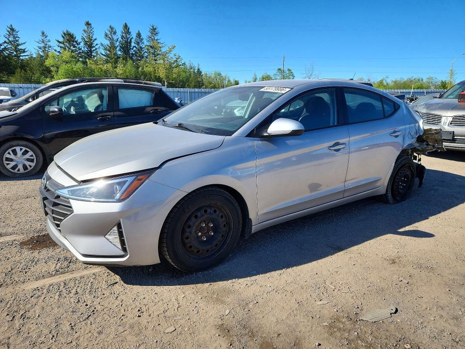 2020 Hyundai Elantra VIN KMHD74LF7LU985636 COPART salvage auction — REAR END, ON - PERMIT SALVAGE, sold $2,700 on 2026-07-02 (photo 1)