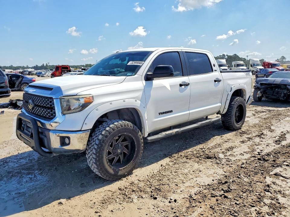 2018 Toyota Tundra VIN 5TFEM5F19JX128091 COPART salvage auction — REAR END, Tx - Salvage Vehicle Title, sold $7,600 on 2026-07-10 (photo 1)