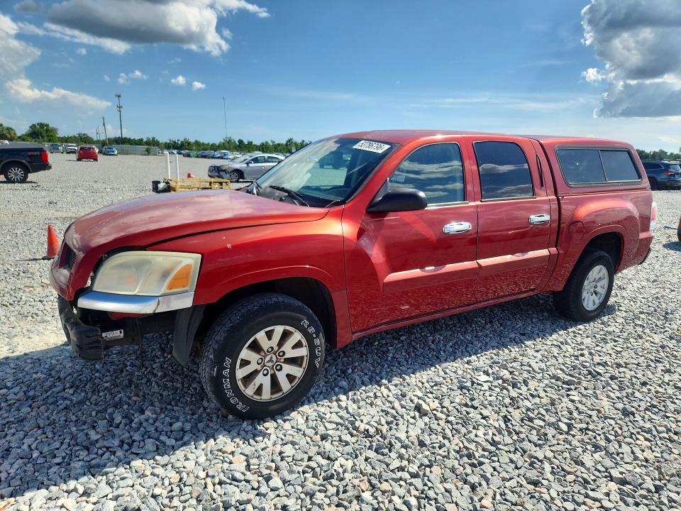 2006 Mitsubishi Raider VIN 1Z7HC28K46S574372 COPART salvage auction — FRONT END, FL - CERT OF TITLE SLVG REBUILDABLE, sold $825 on 2026-07-10 (photo 1)