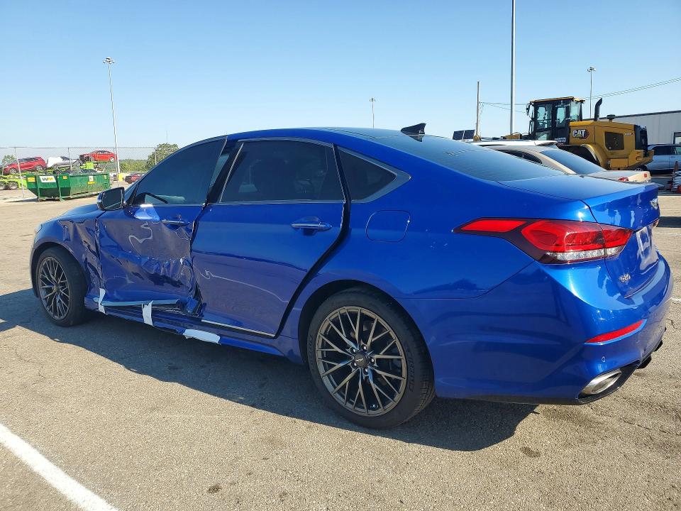 2020 Genesis G80 VIN KMTFN4JE9LU329548 COPART salvage auction — SIDE, Oh - Cert Of Title-Salvage, sold $6,800 on 2026-07-08 (photo 2)