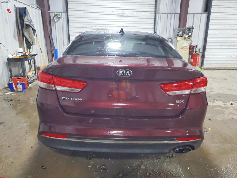 2017 Kia Optima VIN 5XXGU4L3XHG126053 COPART salvage auction — FRONT END, Pa - Certificate Of Salvage, sold $600 on 2026-07-22 (photo 6)