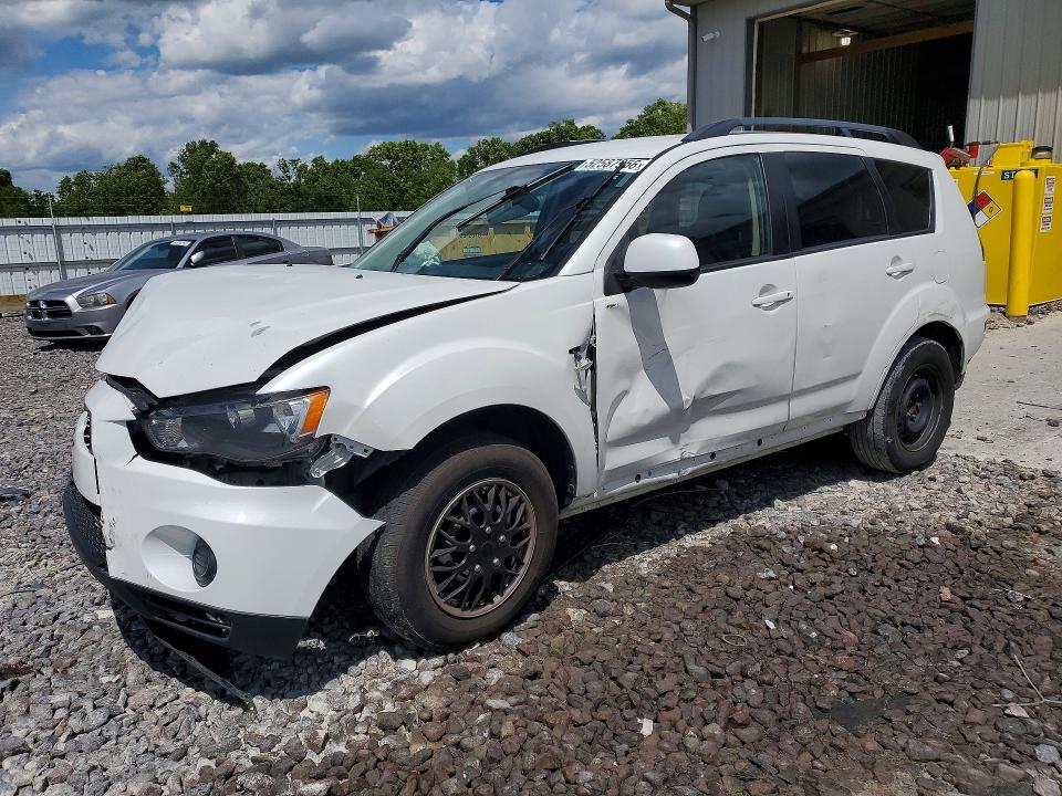 2013 Mitsubishi VIN JA4AS2AW3DU004775 COPART salvage auction — FRONT END, Ms - Cert Of Title-Salvaged, sold $325 on 2026-07-14 (photo 1)