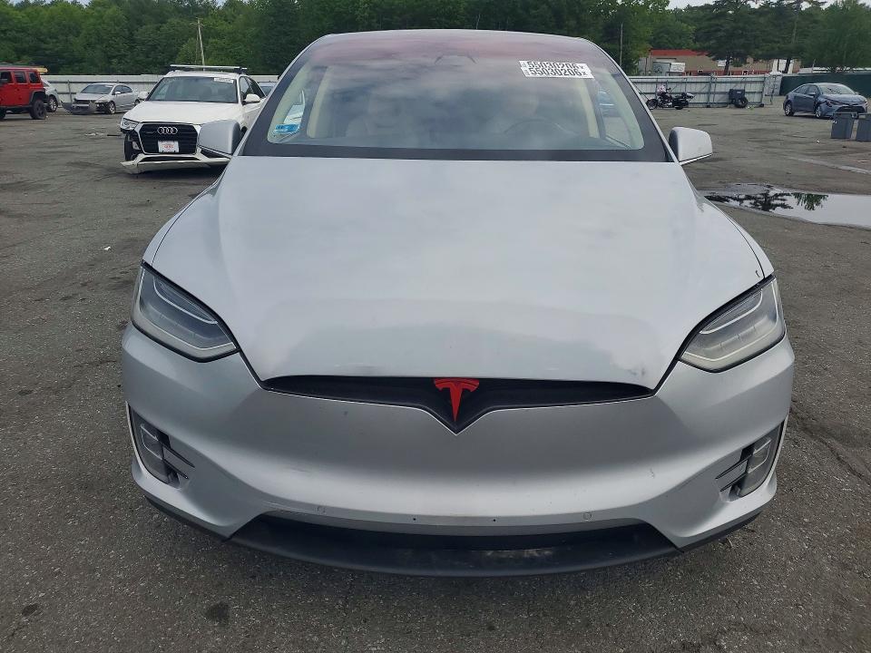 2017 Tesla Model x VIN 5YJXCBE28HF035121 COPART salvage auction — REAR END, Ri - Salvage Certificate Of Title, sold $3,900 on 2026-07-21 (photo 5)