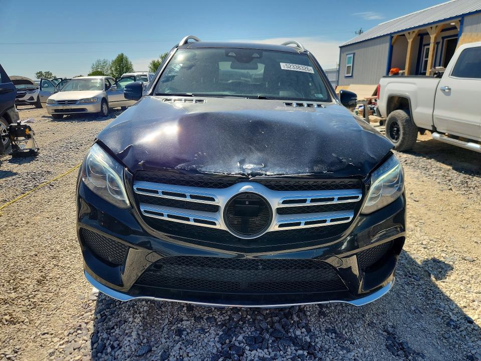 2017 Mercedes-benz Gls-class VIN 4JGDF7DE5HA832613 COPART salvage auction — FRONT END, Va - Certificate Of Title (P), sold $12,100 on 2026-07-27 (photo 5)