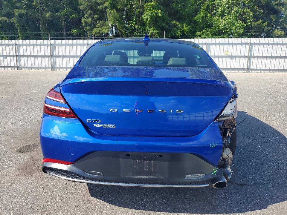 2023 Genesis VIN KMTG34TA2PU116242 COPART salvage auction — REAR END, Nc - Salvage Certificate Of Title, sold $8,000 on 2026-07-02 (photo 6)