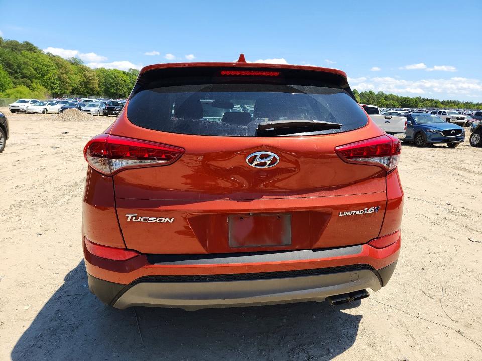 2016 Hyundai VIN KM8J33A26GU141540 COPART salvage auction — FRONT END, Md - Cert Of Salvage > 75% Damage, sold $2,800 on 2026-07-14 (photo 6)