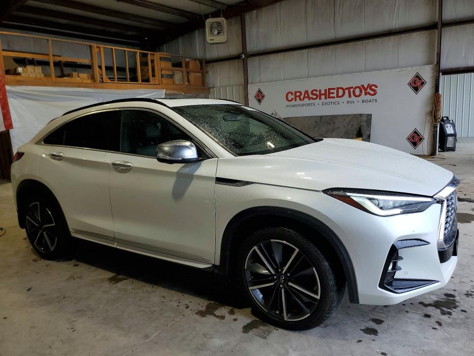 2024 Infiniti Qx55 VIN 3PCAJ5KR2RF108886 COPART salvage auction — HAIL, Mo - Salvage Certificate Of Title, sold $16,900 on 2026-07-20 (photo 4)
