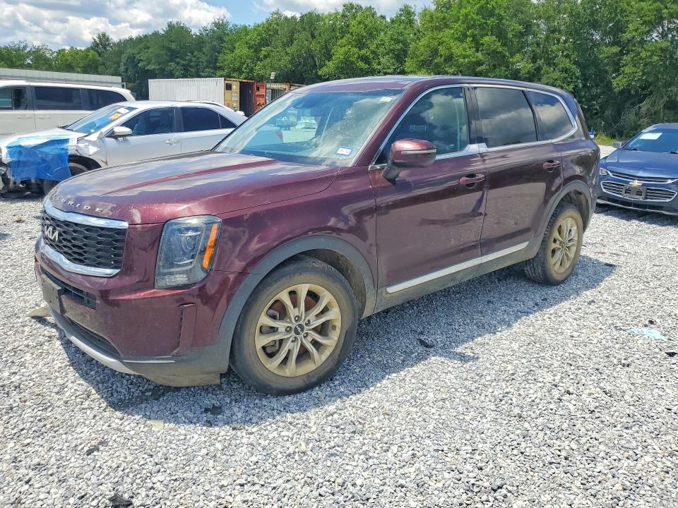 2022 Kia Telluride VIN 5XYP24HC2NG265440 COPART salvage auction — FRONT END, La - Cert Of Title-Salvage, sold $3,850 on 2026-07-13 (photo 1)