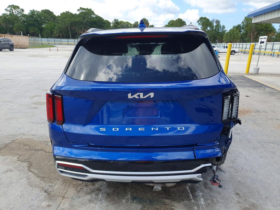 2022 Kia Sorento VIN 5XYRL4LC5NG160405 COPART salvage auction — ROLLOVER, Me - Cert Of Title-Salvage Collisio, sold $3,350 on 2026-07-29 (photo 6)
